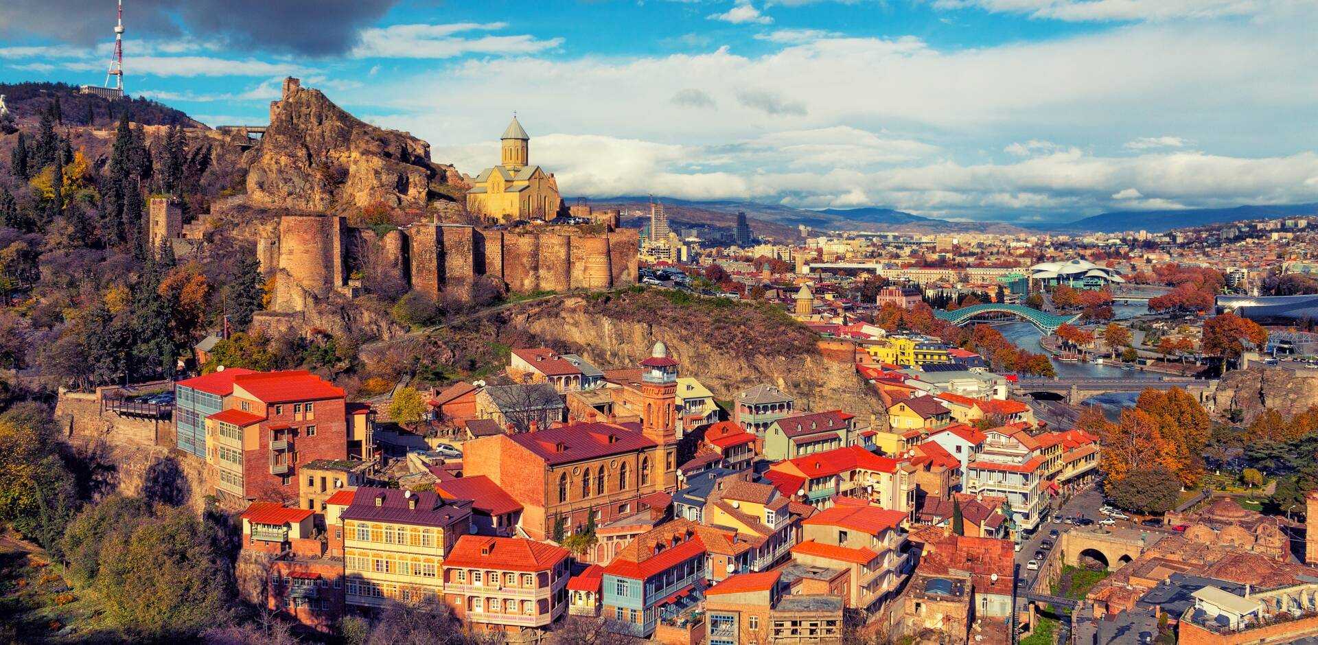 Tbilisi’s historic cityscape in Georgia